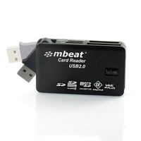 mbeat USB 2.0 All In One Card Reader - Supports SD/SDHC/CF/MS/XD/MicroSD /MicroSD HC / SONY M2 without adaptor