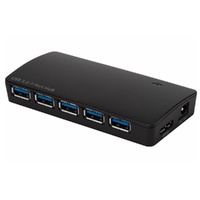 Targus 7 Port USB 3.0 Power Hub With Fast Charging and 5Gbps Transfer Speed/ Accept USB 2.0/1. x Devices