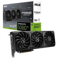 ASUS nVidia GeForce PRIME-RTX5060TI-8G RTX 5060 Ti 8GB GDDR7  2572MHz Boost Clock, RAM 28Gbps, 759 AI TOPs, Digital Max Resolutio
