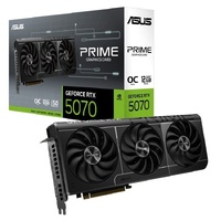 ASUS nVidia GeForce PRIME-RTX5070-O12G RTX5070,HDMI*1,DP*3,12G,D7 The Prime RTX 5070 features a 2.5 slot design with a carefully arranged layout