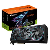 Gigabyte GV-N5080AORUSM ICE-16GD. GeForce RTX™ 5080, CUDA 10752, 16 GB. GDDR7,  PCI-E 5.0, 850W, HDMI 2.1b x1