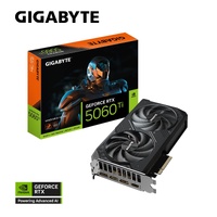 Gigabyte GeForce RTX™ 5060 Ti WINDFORCE OC 16G, 2587 MHz, CUDA TBD, 28 Gbps, GDDR7, 128 bit, PCI-E 5.0, PSU 650W, DisplayPort 2.1b *3 HDMI 2.1b *1