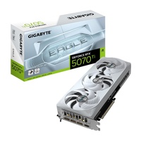 Gigabyte GeForce RTX™ 5070 Ti EAGLE OC ICE SFF 16G, 2542 MHz, CUDA 8960, 28 Gbps, GDDR7, 256 bit, PCI-E 5.0, PSU 750W,DisplayPort 2.1b  HDMI 2.1b x1