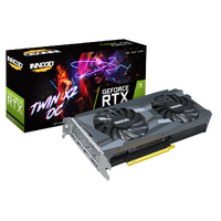 INNO3D nVidia GeForce RTX 3060 TWIN X2 12G GDDR6 GPU, PCIe 4, 1777MHz Boost Clock, 3xDP. 1xHDMI, LHR