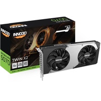 INNO3D nVidia GeForce RTX 5070 TWIN X2 12GB GDDR7 2512 MHz Boost Clock, RAM 28 Gbps, 3x DP, 1xHDMI 250x116x41mm