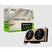 MSI nVidia GeForce RTX 5060 8G INSPIRE ITX OC, Boost: 2535 MHz, CUDA 3840 Units, 8GB GDDR7, PCI Express® Gen 5 x16 (uses x8). HDMI™ x 1 (emabargo)
