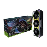 PALIT RTX5080 GAMEROCK 16GB GDDR7 256bit 3-DP HDMI ARGB PCI-E 5.0 4K 3.5 slot Recommended System Power 850 W