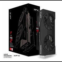 XFX Swift AMD Radeon RX 9060 Gaming Edition with 8GB GDDR6 HDMI 2xDP, AMD RDNA 4 (RX-96SWFT8BB)-Bulk
