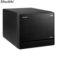 Shuttle SW580R8 XPC Cube 13L Barebone-Support Intel 11/10th Gen/ Xeon, 4xDDR4 ECC, 4xLAN, 2xM.2 2280, 4x3.5' HDD bay, PCIEx16 & x4, 500W, HDMI, 2xDP
