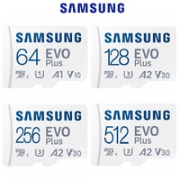 Samsung Micro SD Card Evo Plus 64GB 128GB 256G 512GB Class 10 SD Memory 130Mb/s