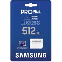 Micro SD Card 512GB Samsung PRO Plus Micro SDXC Class 10 Camera Memory 180MB/s