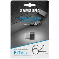 USB 3.1 64GB Flash Drive Samsung Fit Plus Memory Stick (200MB/s) | MUF-64AB