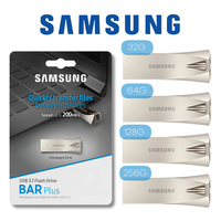 Samsung USB 3.1 32GB 64GB 128GB 256GB Flash Drive Bar Plus Memory Stick 200MB/s MUF-BE3