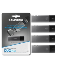 Samsung USB 3.1 32GB 64GB 128GB 256GB Flash Drive Type-C Memory Stick Duo Plus 200MB/s MUF-DB
