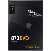 Internal SSD Samsung 870 EVO 2.5" SATA 1TB Internal SSD 560MB/s MZ-77E1T0BW