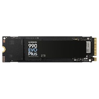 Samsung 990 EVO Plus 2TB PCIe Gen5 NVMe SSD 7250MB/s 6300MB/s R/W 1000K/1350K IOPS 1200TBW 1.5M hrs V-NAND TLC AES 256-bit Encryption