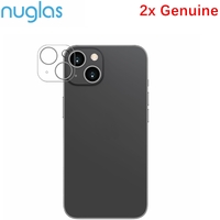 2x Screen Protector Nuglas Clear Tempered Glass For iPhone 14 / 14 Plus Camera lens