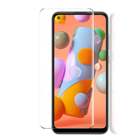 Nuglas Screen Protector Flat Clear Tempered Glass Full Cover For Samsung A11