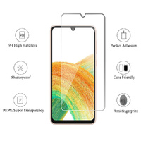 Screen Protector Nuglas Full Cover Flat Tempered Glass For Galaxy A14 5G