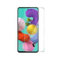 Nuglas Screen Protector Flat Clear Tempered Glass Full Cover For Samsung A51