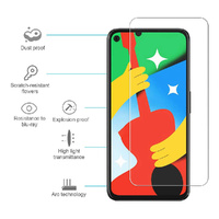Nuglas Screen Protector Full Cover Premium Tempered Glass 9H For Google Pixel 4a 5G