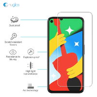 Screen Protector Nuglas Full Cover Premium Tempered Glass 9H For Google Pixel 4a 5G