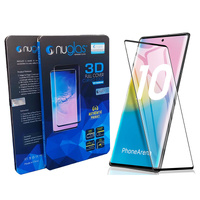 Nuglas Screen Protector Nuglass 3D Full Cover Curved Edge For Galaxy Note 10 Black
