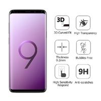 Nuglas Screen Protector Nuglass Tempered Glass 3D Full Cover Curved Edge For Galaxy S10 Black