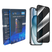Nuglas Screen Protector Privacy Full Cover 3D Tempered Glass iPhone 15 Pro Max