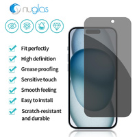 Screen Protector Nuglas 2.5D Privacy Anti-Spy Glass For iPhone 16 Pro
