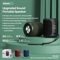 Bluetooth Speaker REMAX Outdoor Portable Wireless Warriors Series RB-M56 Blue