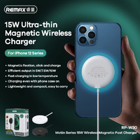 Phone  Wireless Magnetic Fast Charger REMAX Motin Series For iPhone 12 Series Black