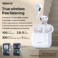 Bluetooth Wireless Earbuds AirPlus Pro REMAX TWS-10i Lightweight Auto Connect White 