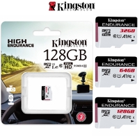 Kingston Micro SD High-Endurance 32GB 64GB 128GB for Mobile Phone Security Body and Dash Cams