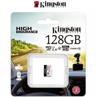 Micro SD Kingston High-Endurance 128GB for Mobile Phone Security Body and Dash Cams