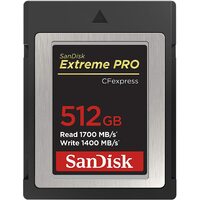 SanDisk SanDisk CF Card Extreme PRO 512 GB CFexpress Type B Card for 4K VIDEO 1700MB/s SDCFE-512G