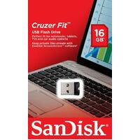 USB 2.0 Flash Drive SanDisk 16GB Memory Stick Pen PC Mac USB Cruzer Fit CZ33