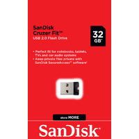 USB 2.0 Flash Drive SanDisk 32GB Memory Stick Pen PC Mac USB Cruzer Fit CZ33