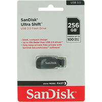USB 3.0 Flash Drive SanDisk 256GB Ultra Shift PC Mac Memory Stick 100MB/s SDCZ410