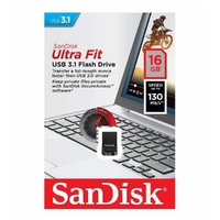 SanDisk USB 3.1 16GB Ultra Fit CZ430 Flash Drive Memory Stick PC 130MB/s SDCZ430-016G
