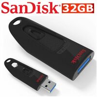 SanDisk USB 3.0 32GB Ultra Flash Drive Memory Stick Pen PC MAC CZ48 130MB/s SDCZ48-032G
