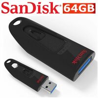 SanDisk 3.0 USB 64GB Ultra Flash Drive Memory Stick Pen PC MAC 130MB/s SDCZ48-064G