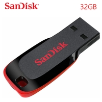 SanDisk USB Cruzer Blade 32GB Flash Drive Memory Stick PC MAC SDCZ50-032G