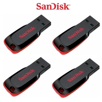USB Drive SanDisk Cruzer Blade USB Flash Drive Memory Stick PC MAC SDCZ50