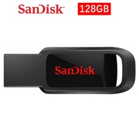 SanDisk USB Flash Drive 128GB Memory Stick Pen PC Mac USB Cruzer Spark SDCZ61-128G