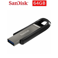USB 3.2 Flash Drive Extreme Go SanDisk 64GB Fast Memory Stick CZ810 395MBs
