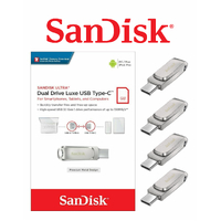 SanDisk Type-C USB Ultra Luxe Dual Drive Type-C USB Flash Drive Memory Stick 150MB/s SDDDC4