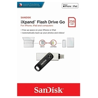 SanDisk iXpand Flash Drive 256GB USB 3.0 Flash Drive Memory Stick For iPhone iPad PC