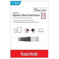 SanDisk iXpand Mini Flash Drive 32GB USB 3.0 Flash Drive Memory Stick For iPhone iPad PC SDIX40N-032G