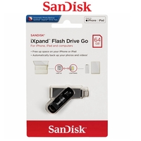 SanDisk iXpand Go Flash Drive 64GB USB 3.0 Flash Drive Memory Stick For iPhone iPad PC SDIX60N-64G